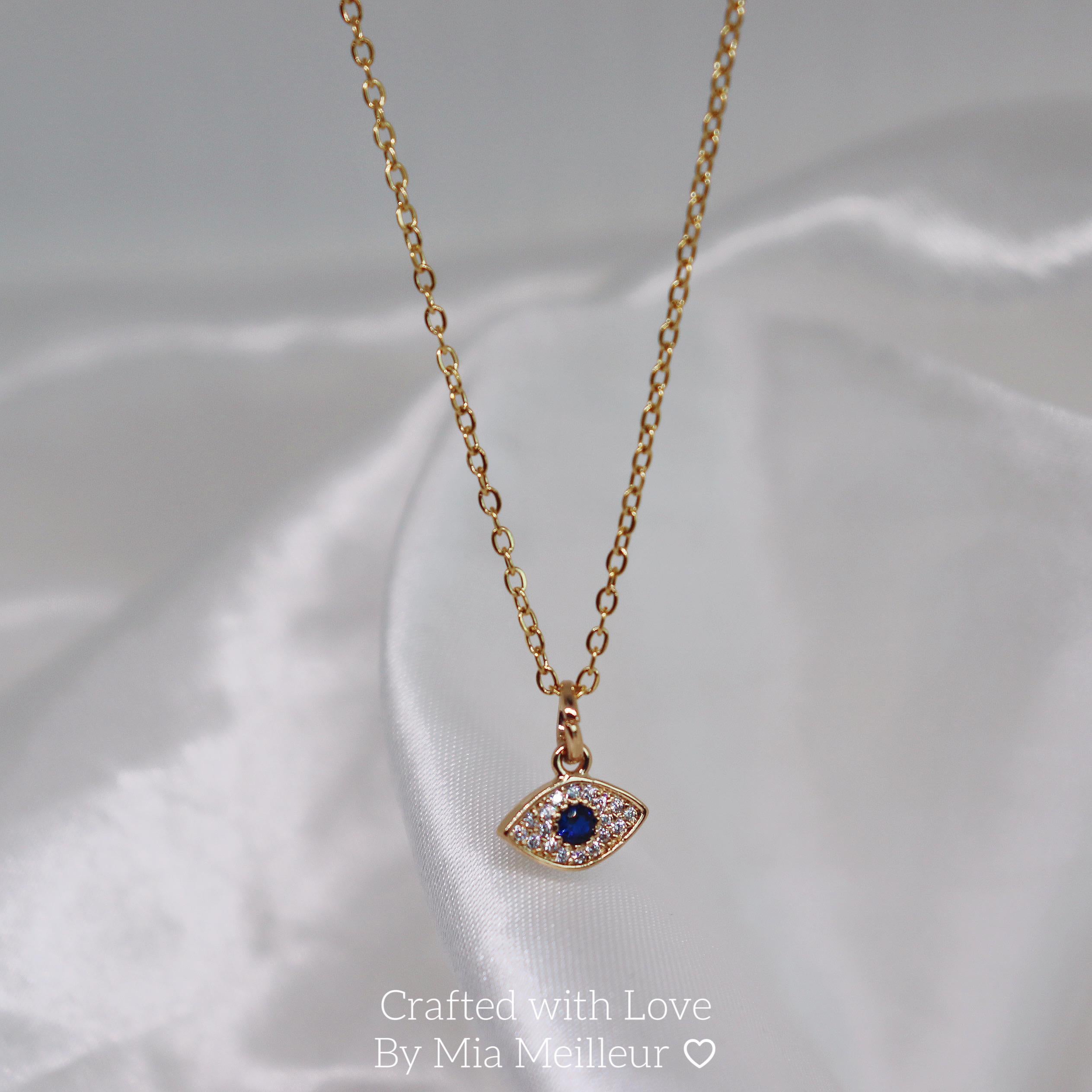 18K Gold Plated Evil Eye Necklace