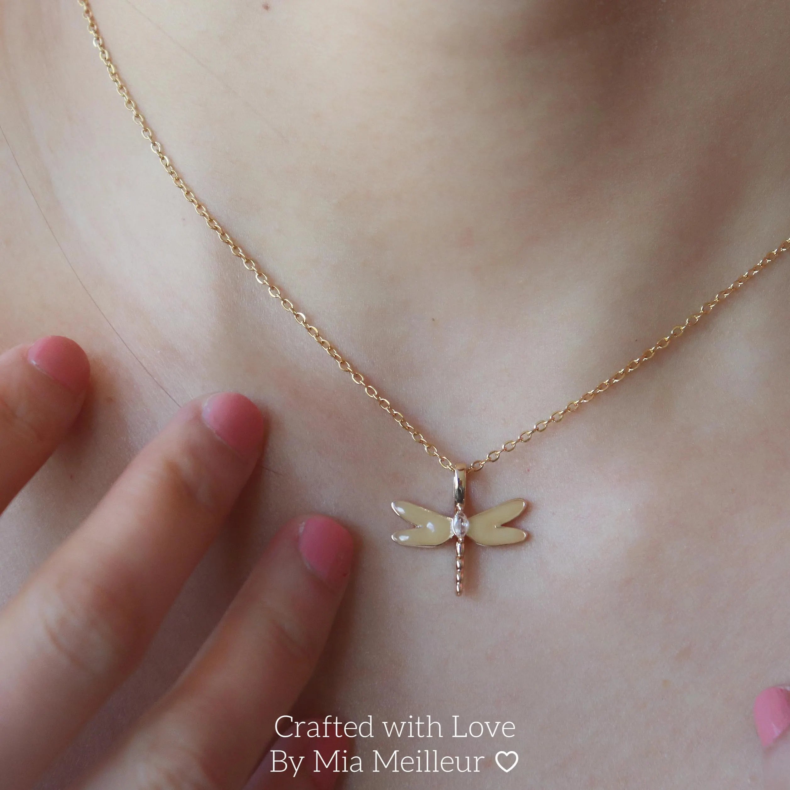 Dainty Dragonfly Necklace