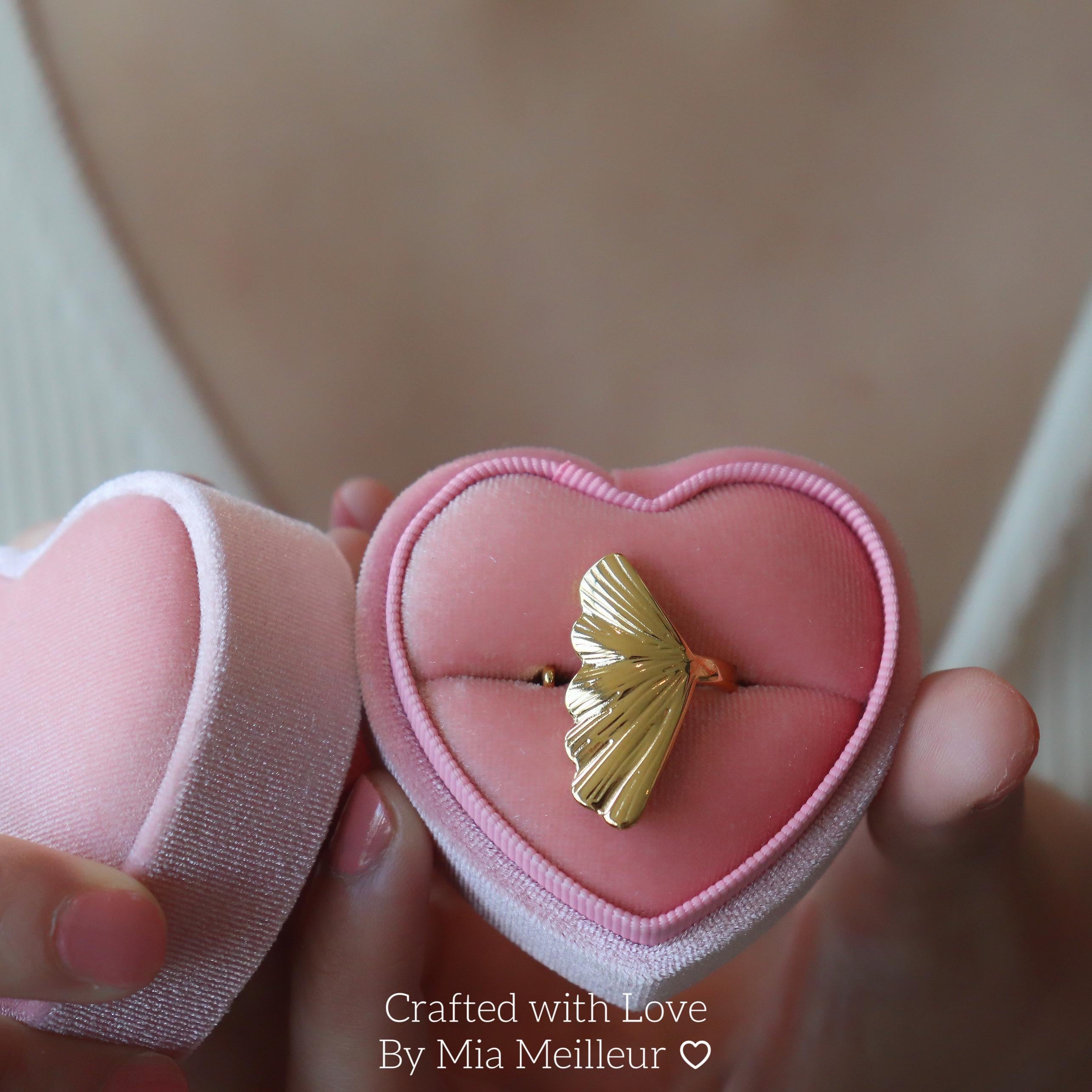 Ginkgo Leaf Statement Ring MR142