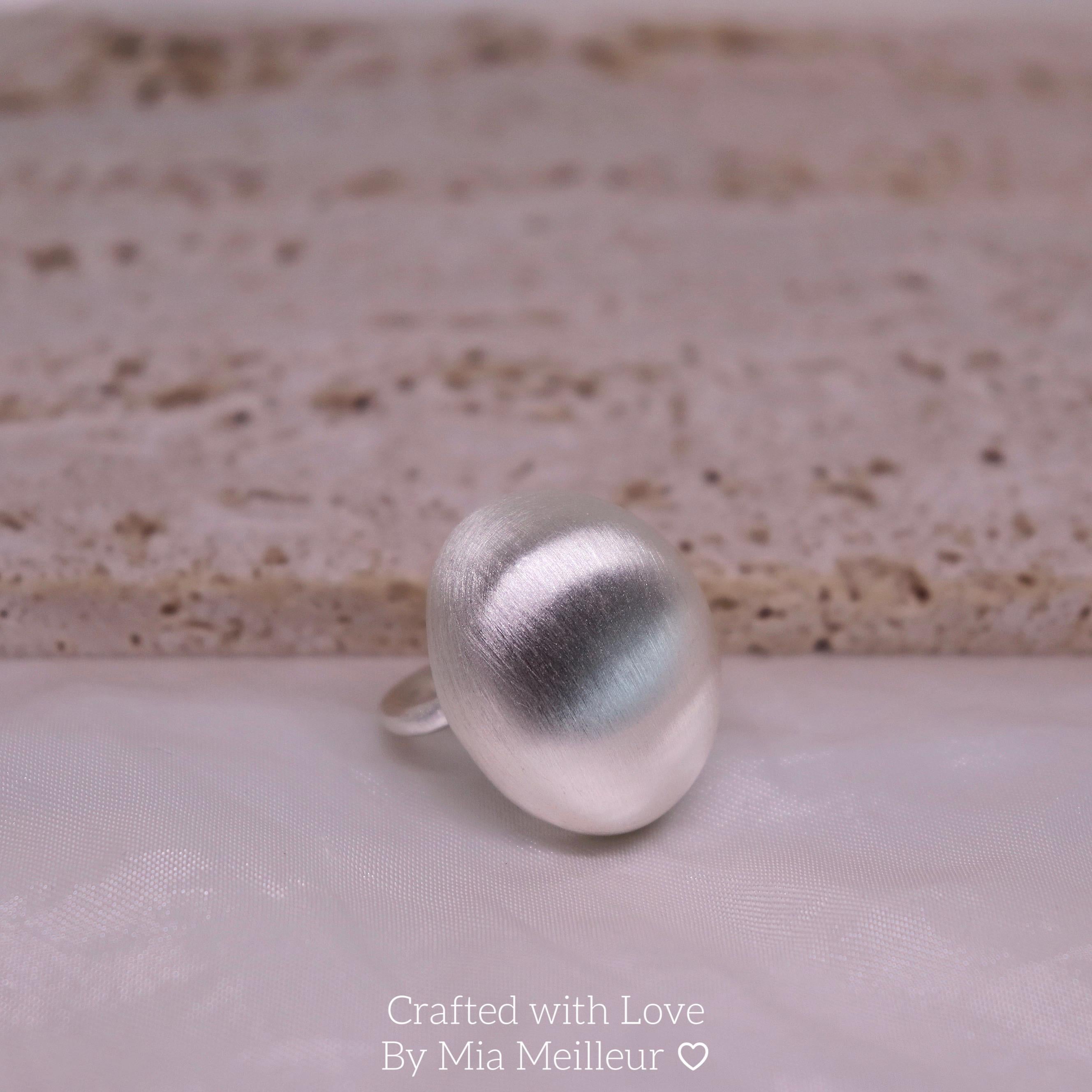 Brushed Dome Ring MR150