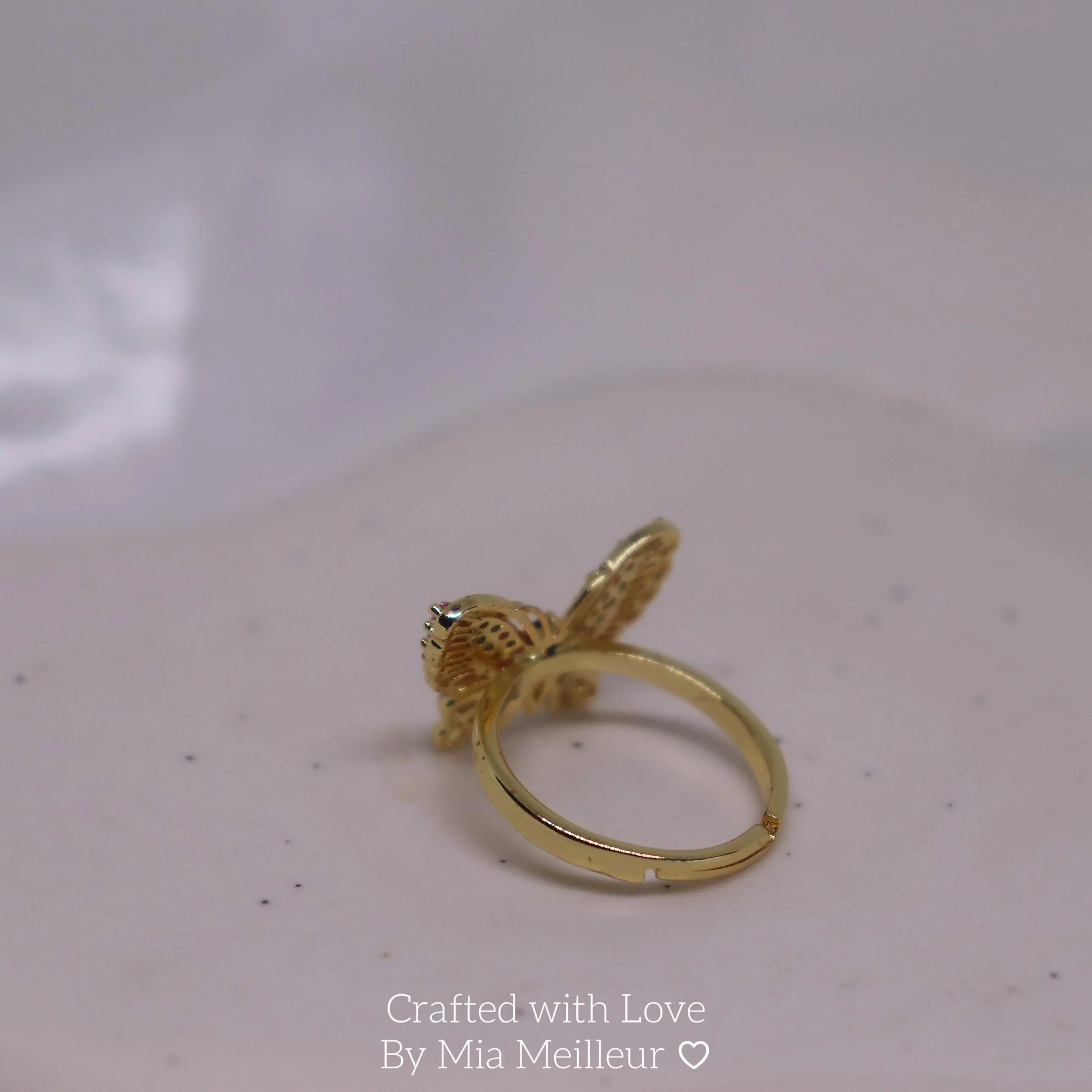 Dainty Butterfly Ring MR149