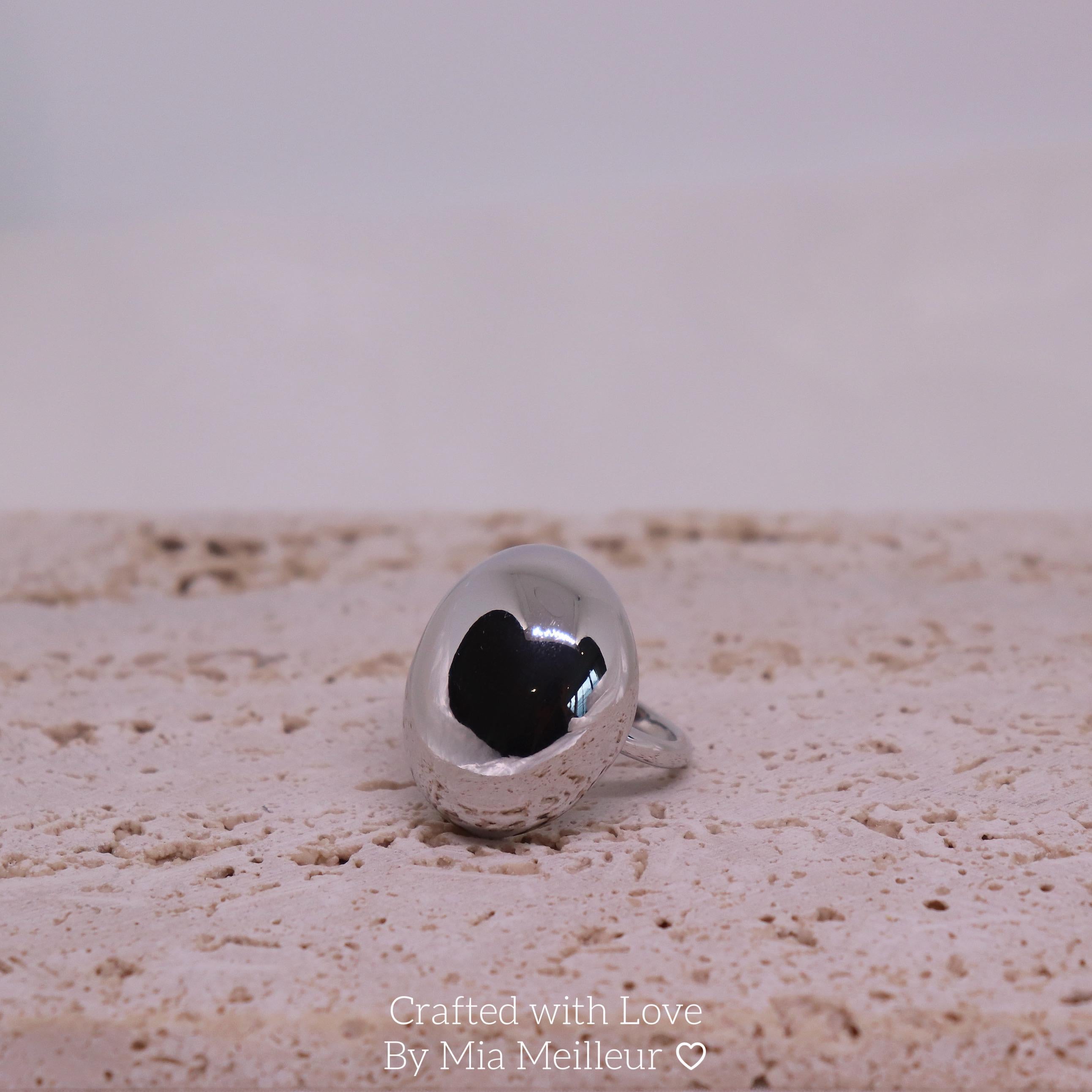 Bold Mirror Dome Ring