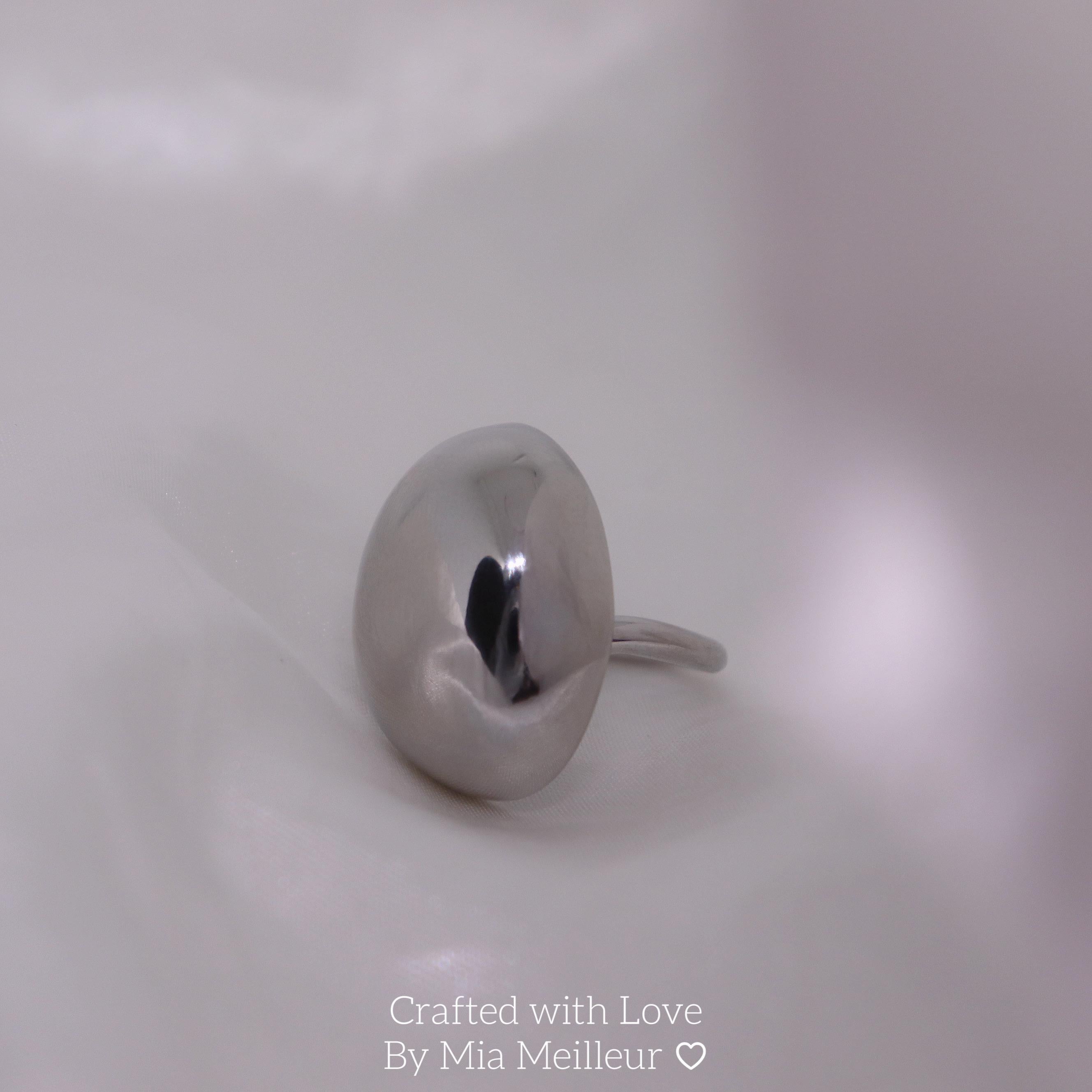 Bold Mirror Dome Ring