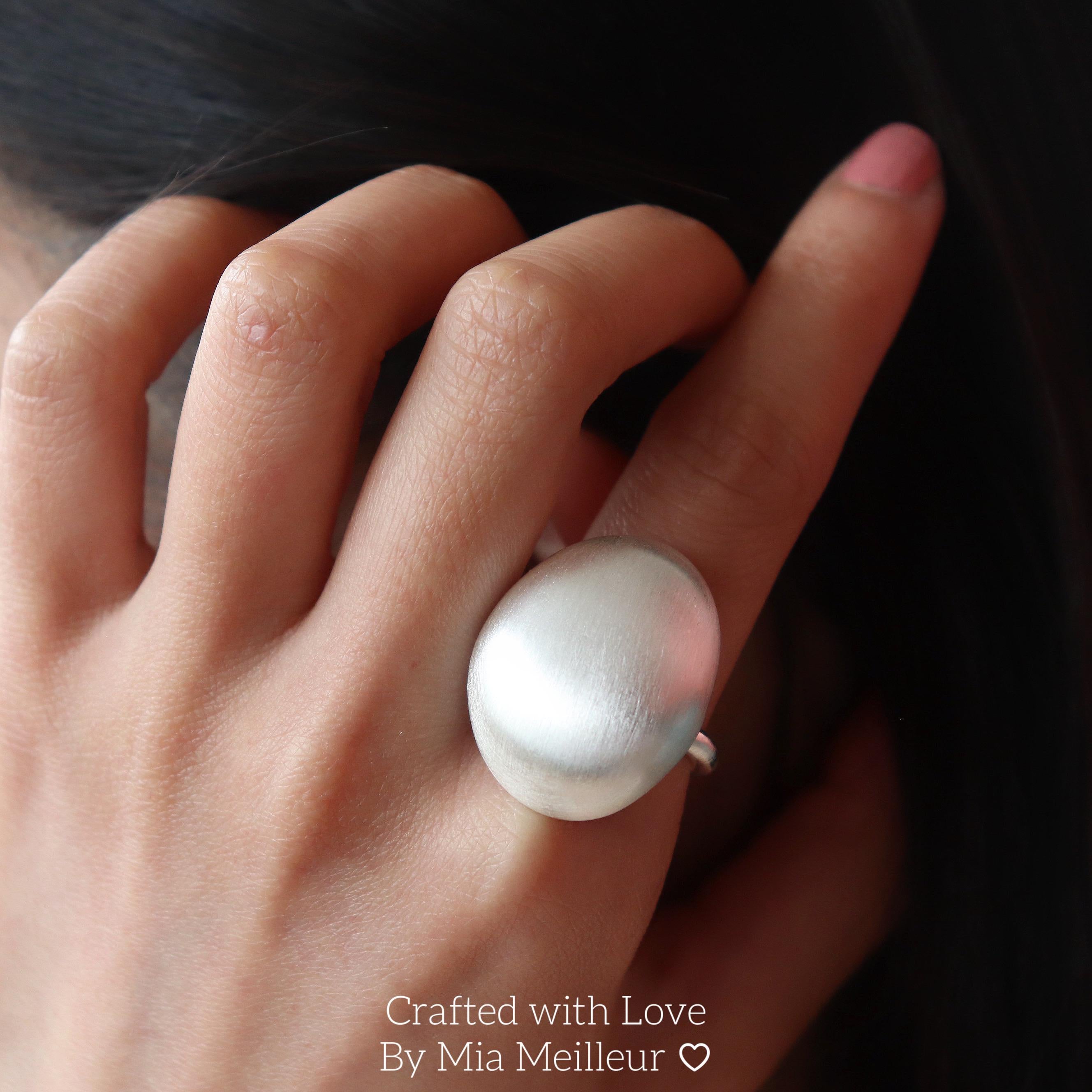 Brushed Dome Ring MR150