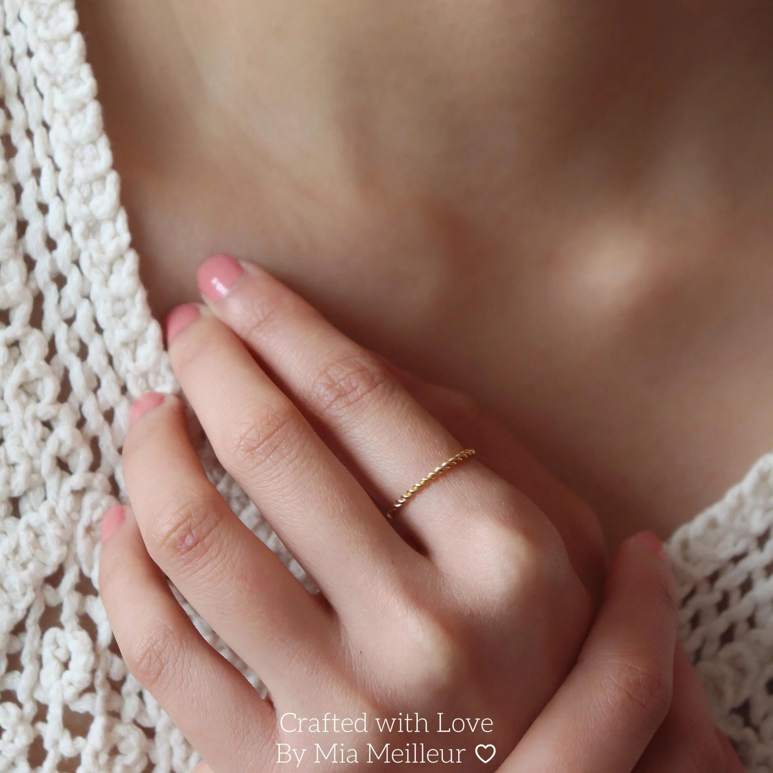 Twist Stackable Ring