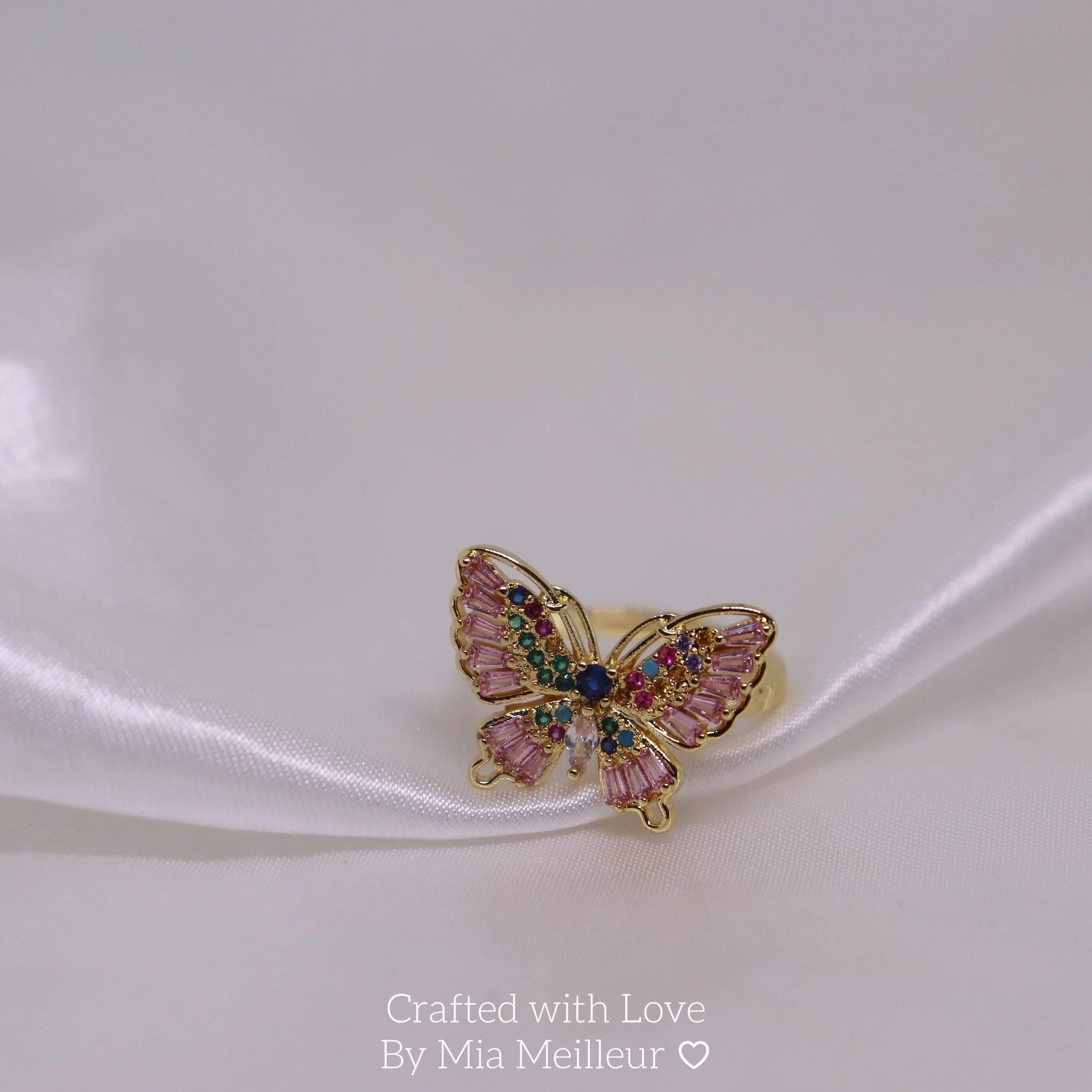 Dainty Butterfly Ring MR149