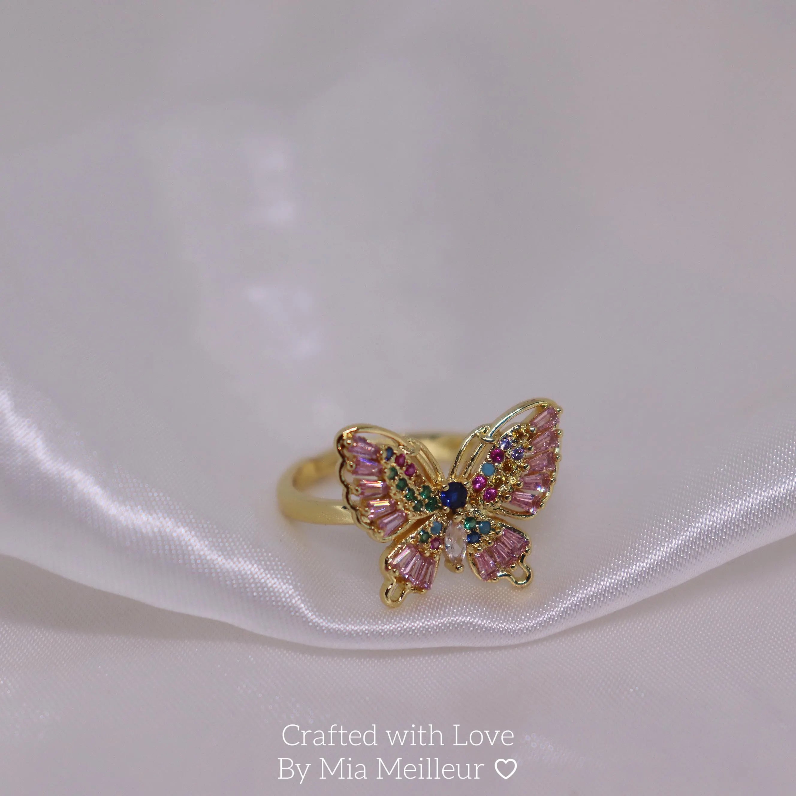 Dainty Butterfly Ring MR149