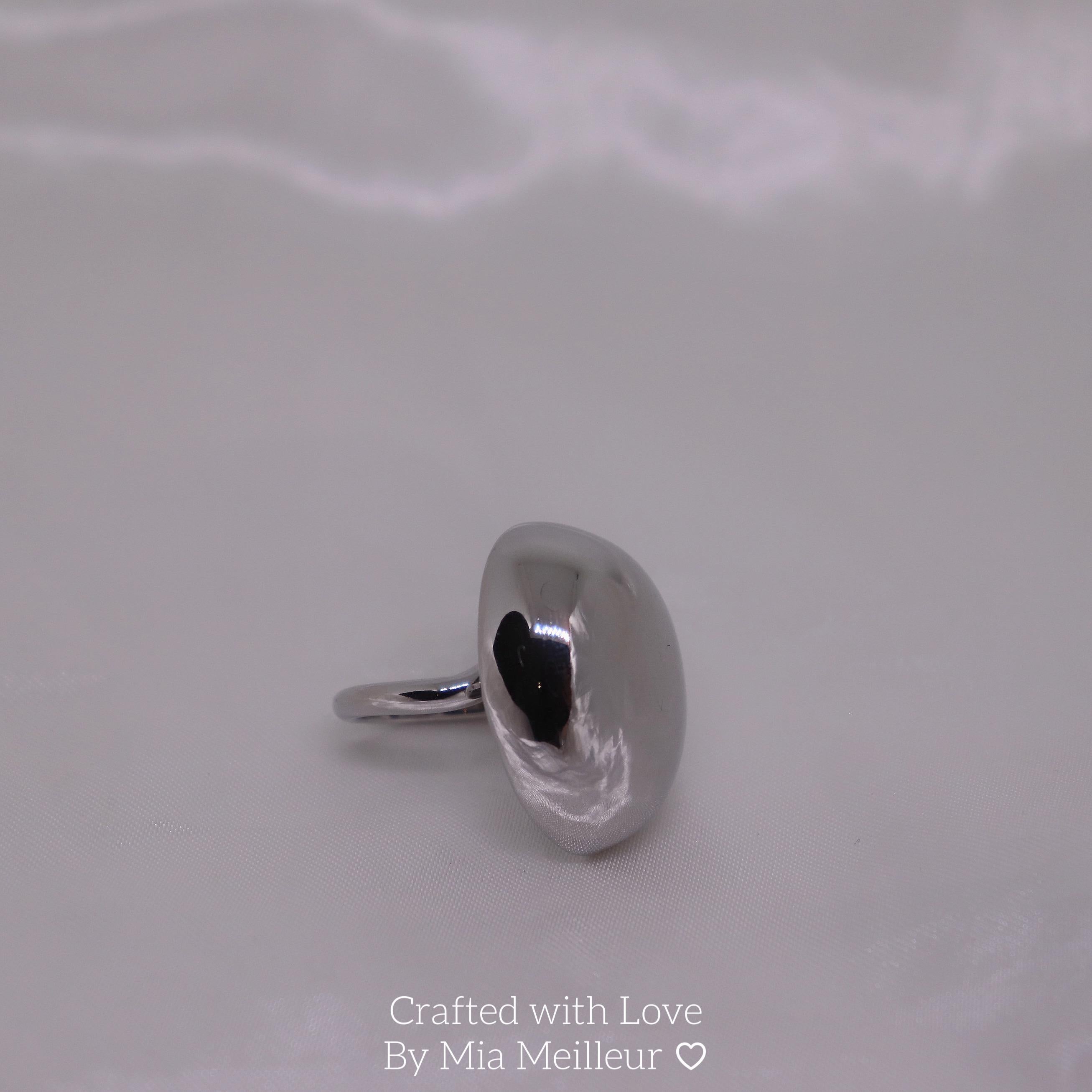 Bold Mirror Dome Ring