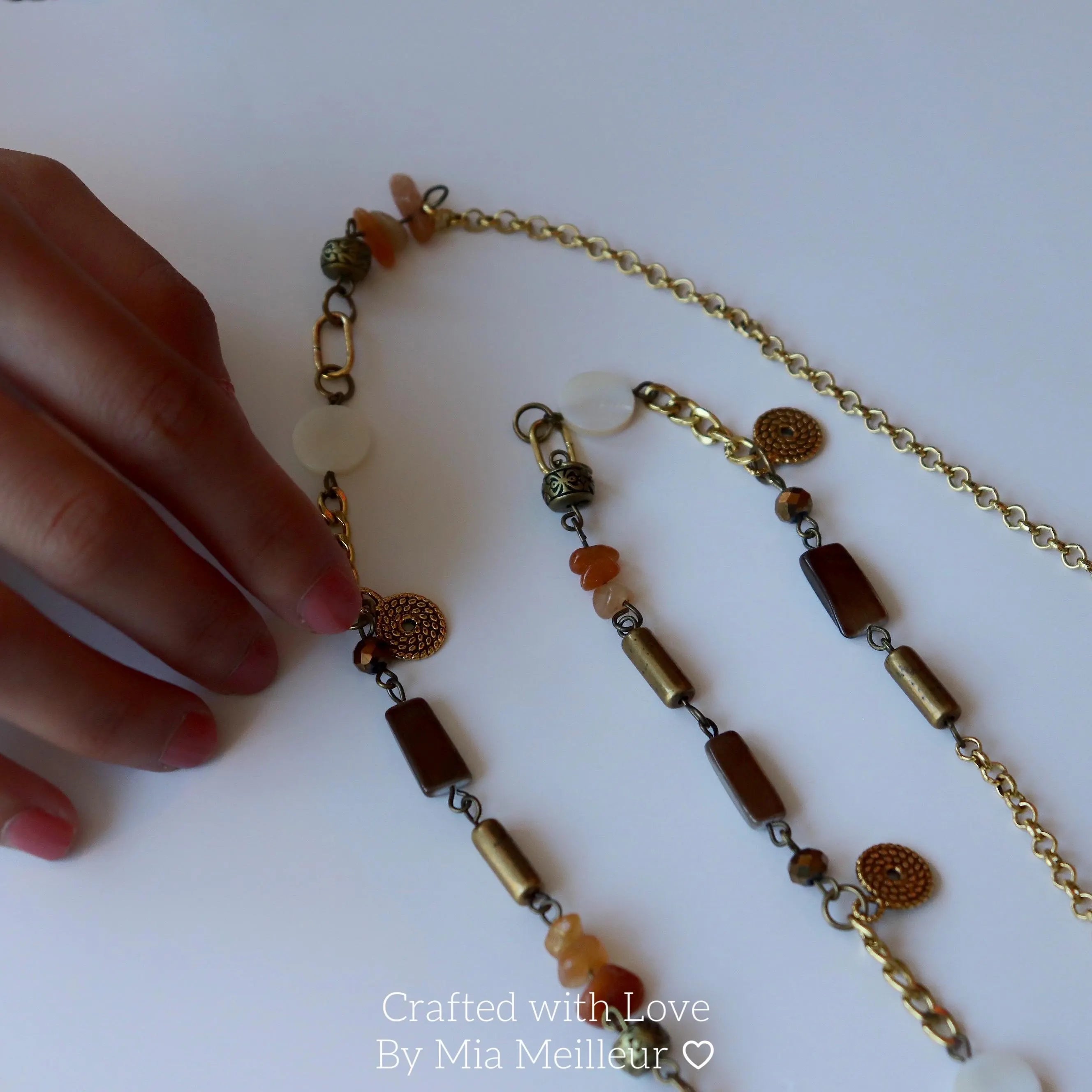 Boho Layered Beaded Necklace