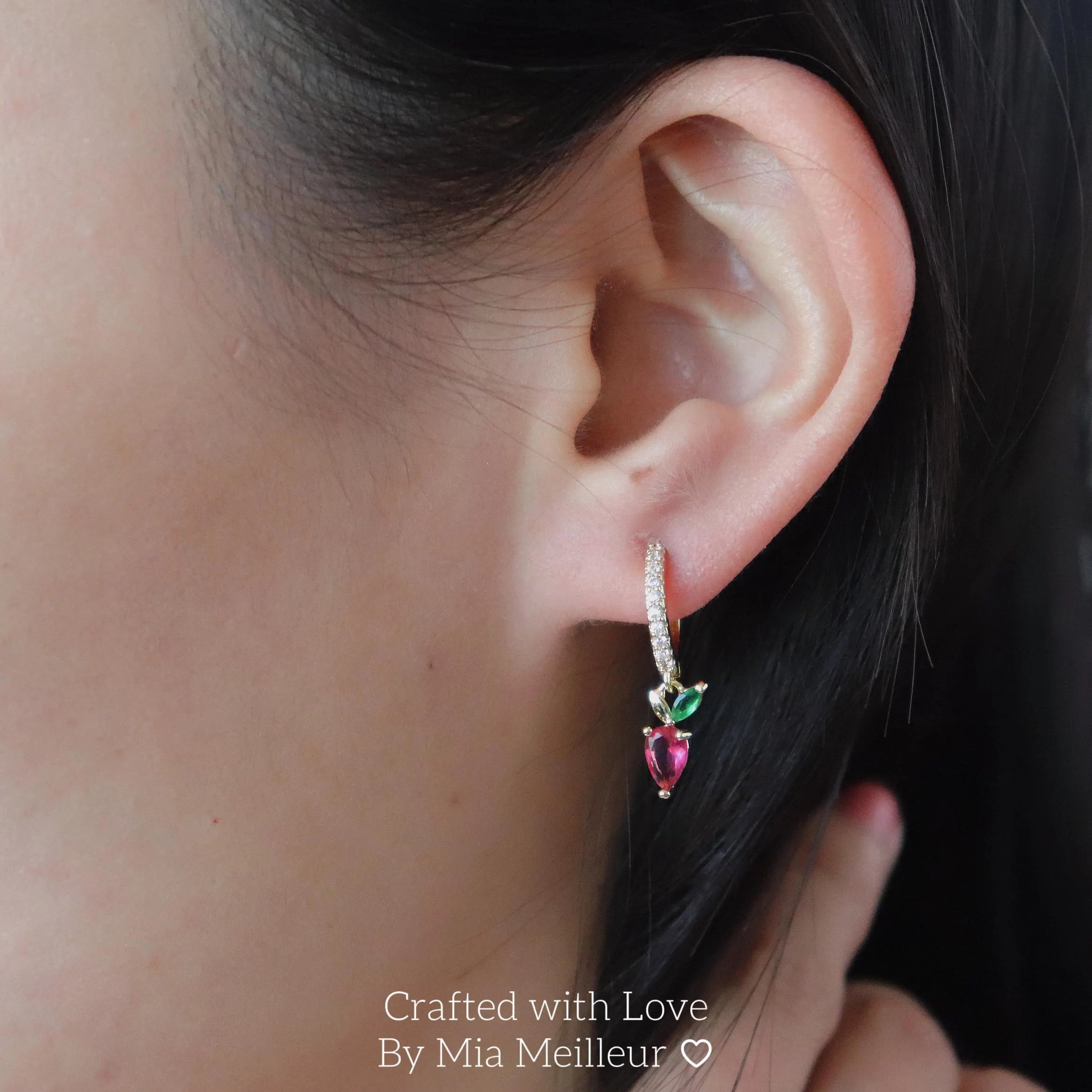 Carrot Drop Earrings