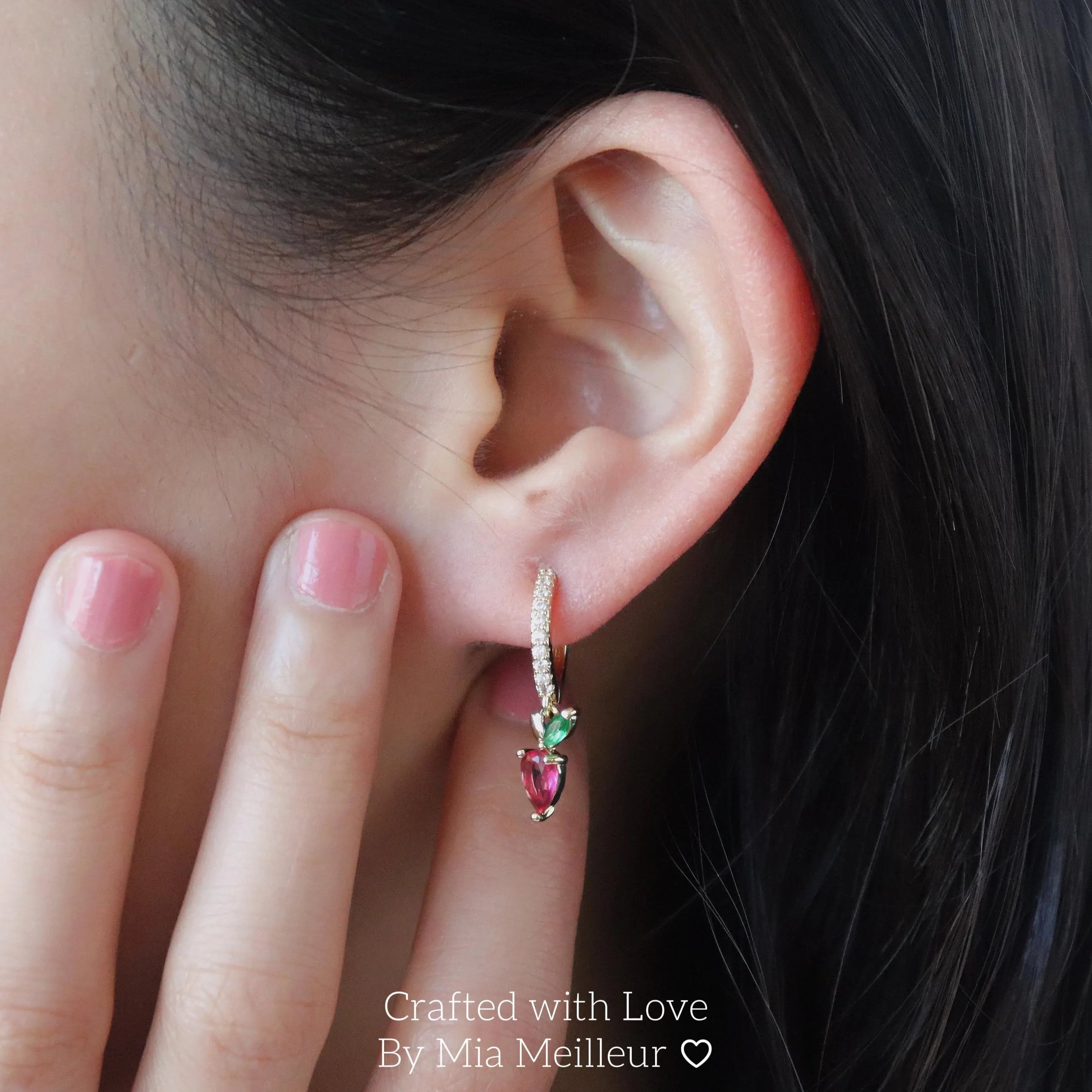 Carrot Drop Earrings