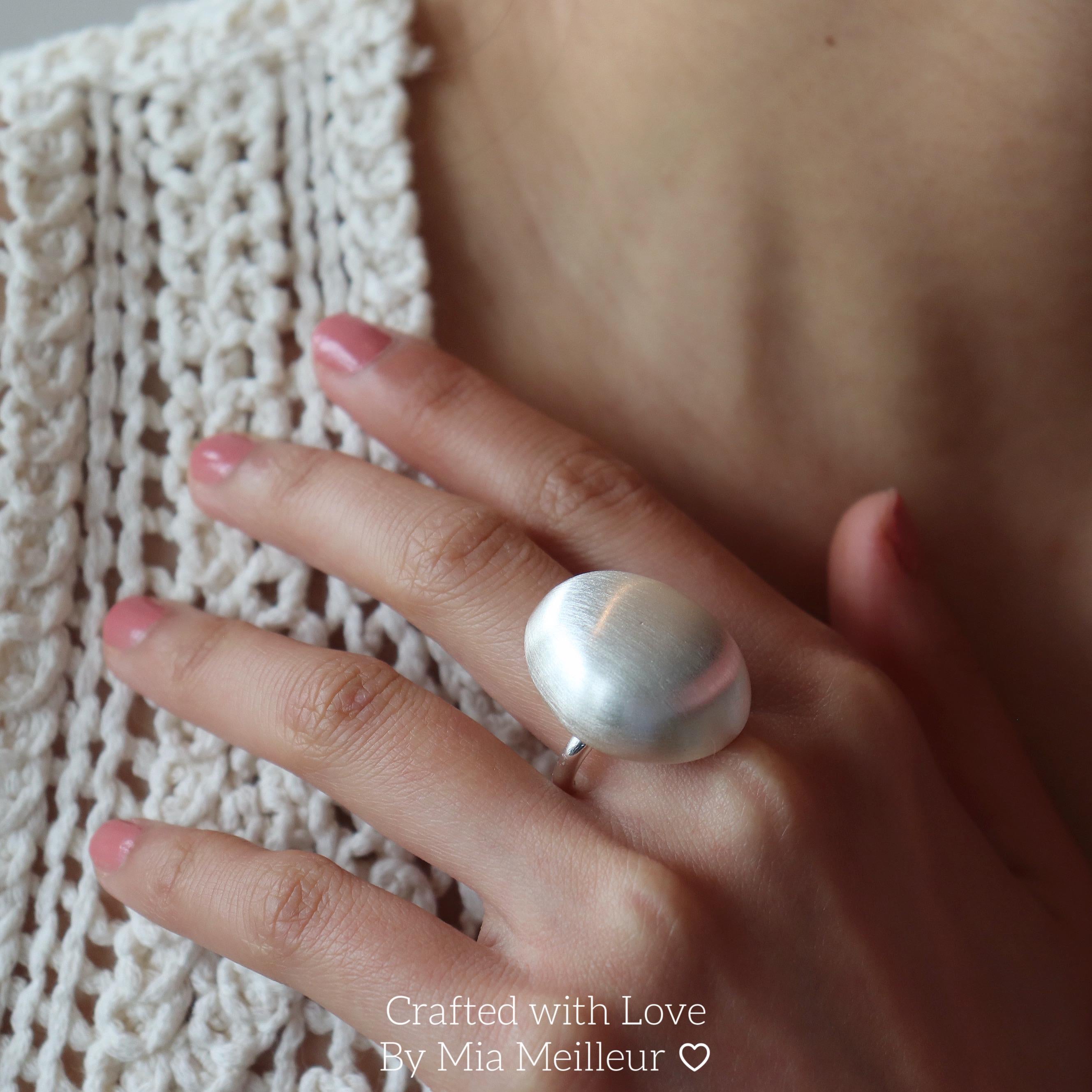 Brushed Dome Ring MR150