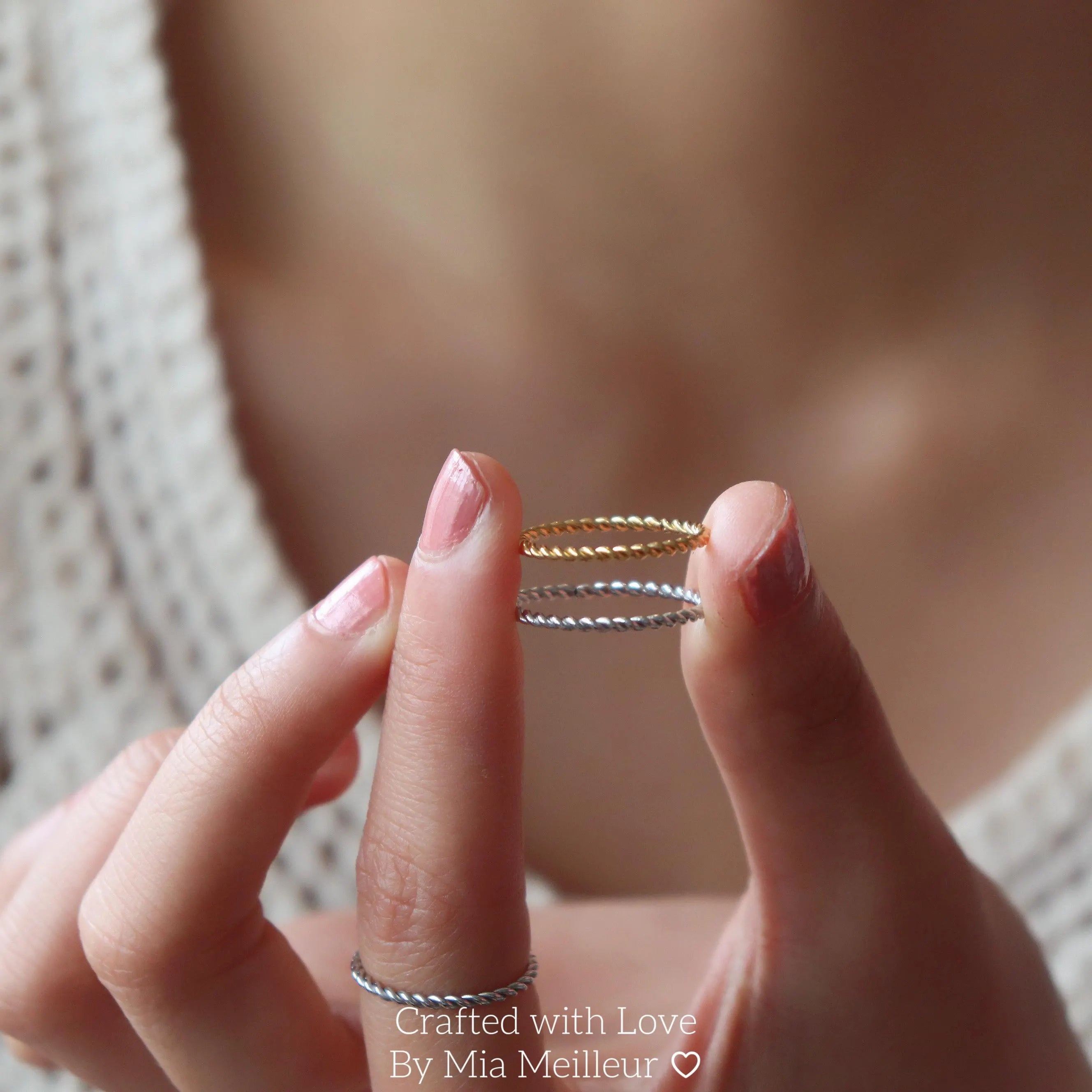 Twist Stackable Ring
