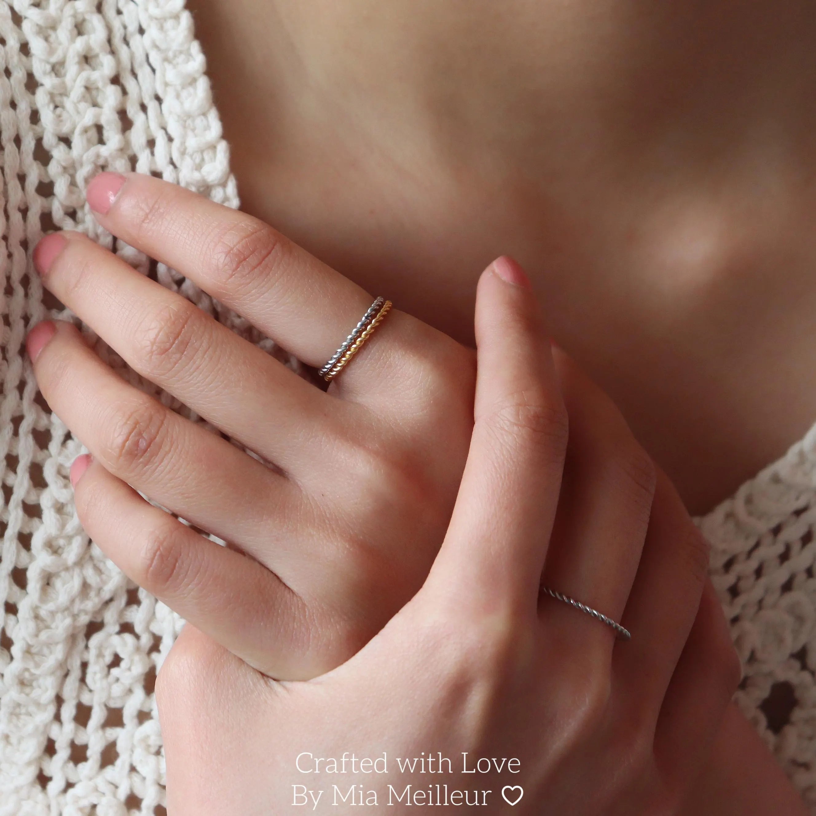 Twist Stackable Ring