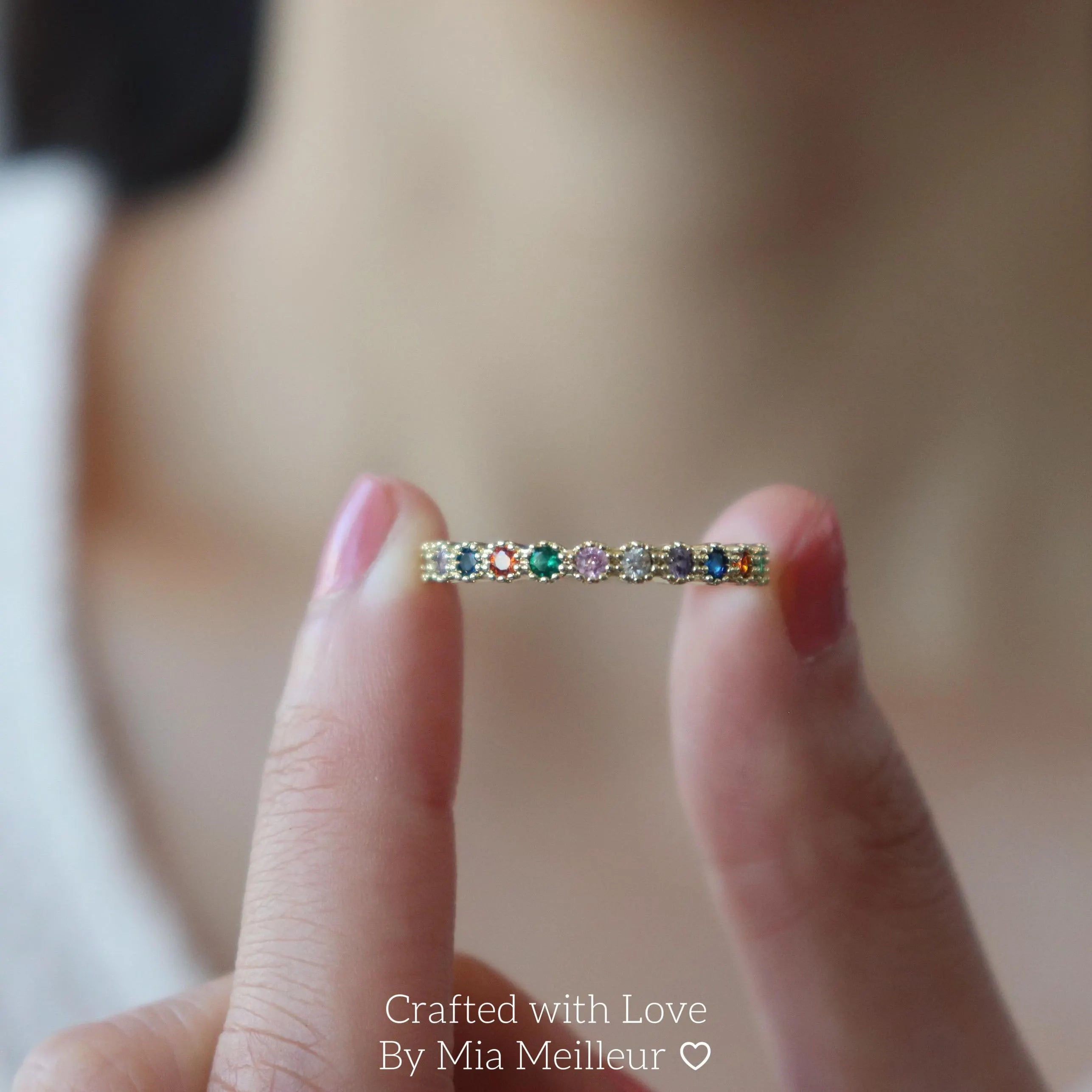 Dainty Marquise Opal Ring