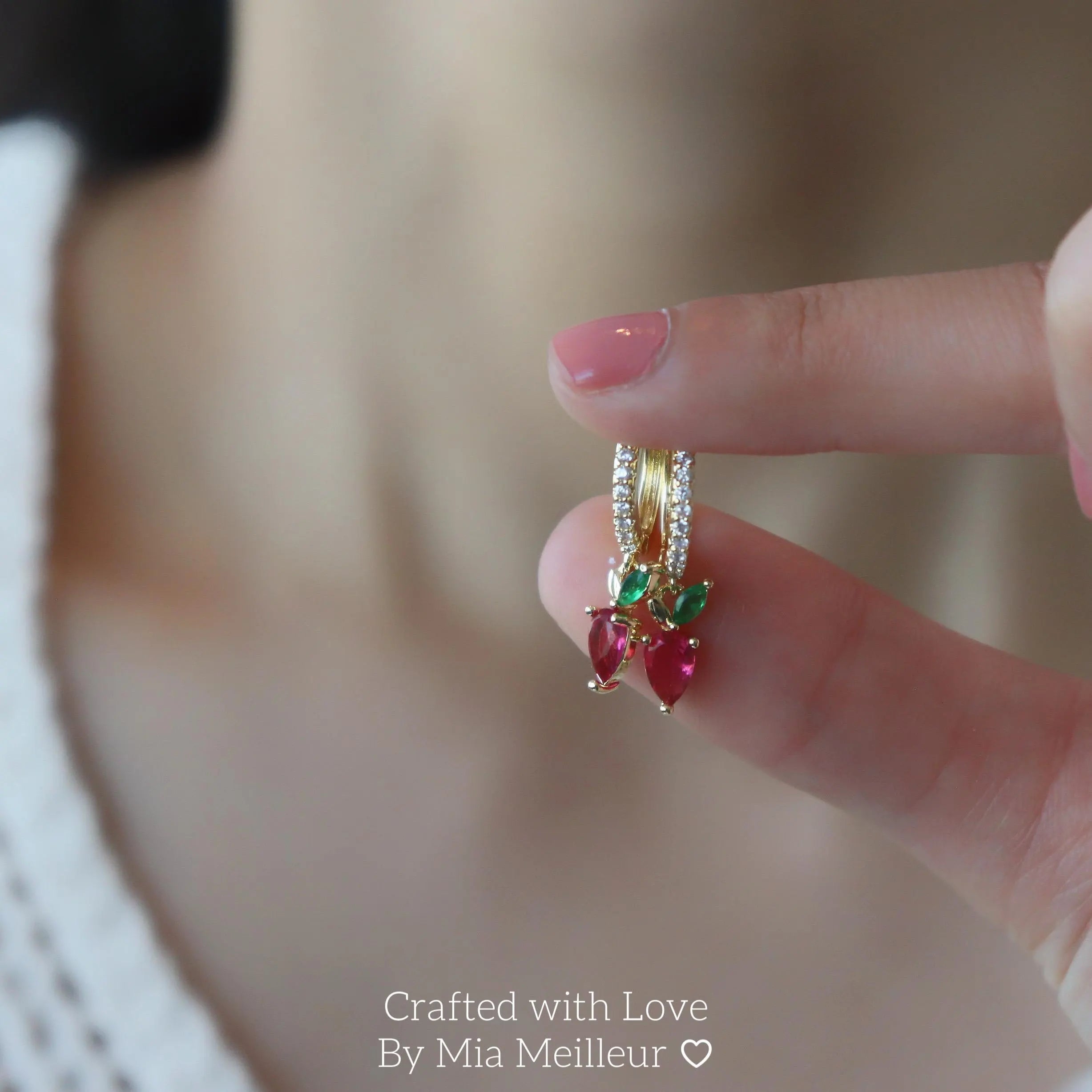 Carrot Drop Earrings