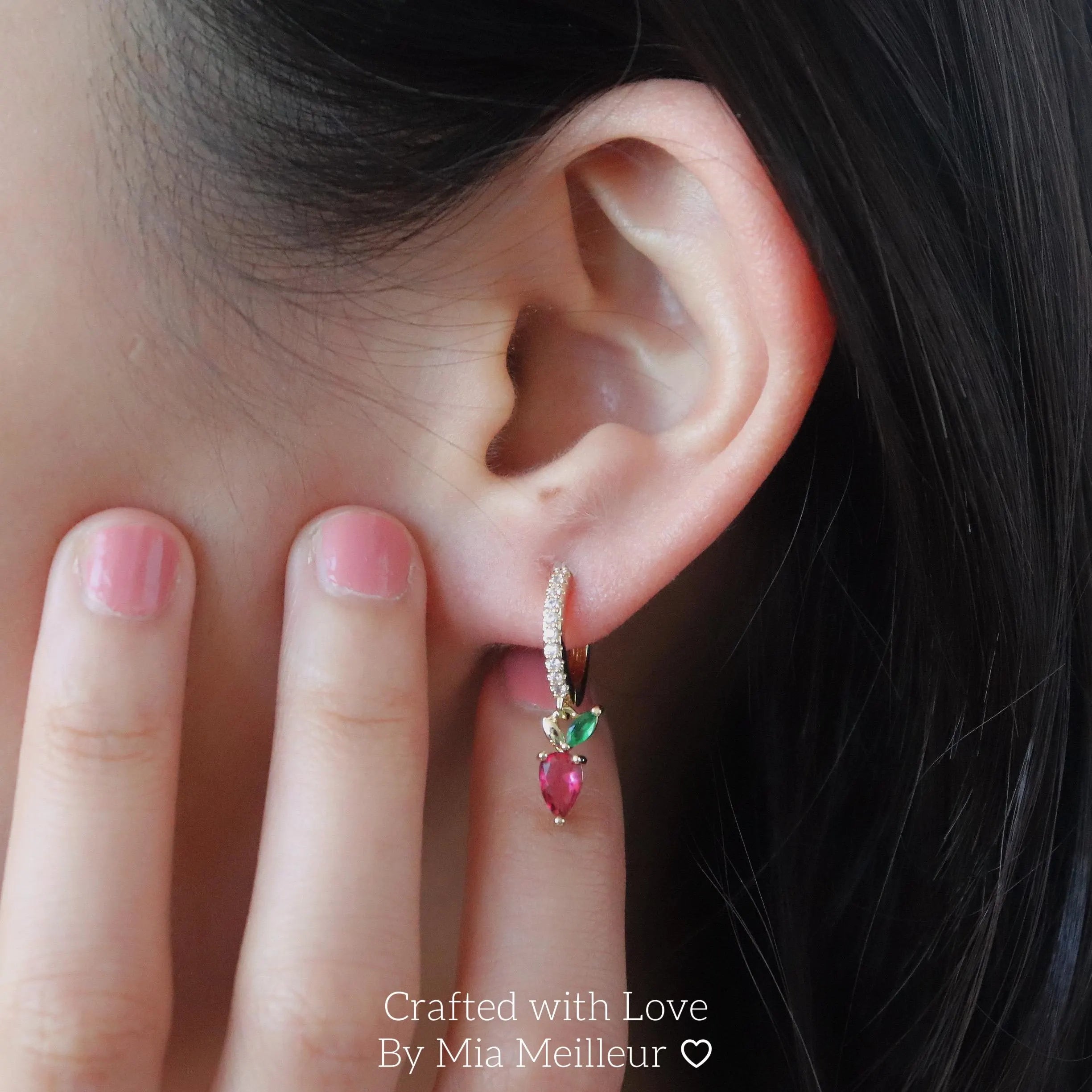 Carrot Drop Earrings