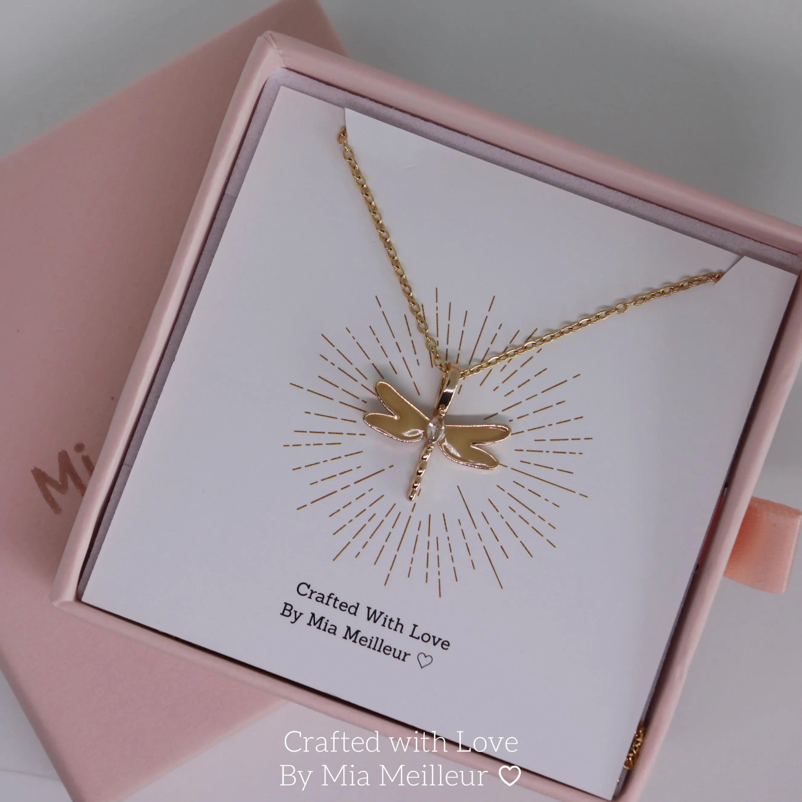 Dainty Dragonfly Necklace